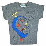 ドラえもん 半袖Tシャツ 子供 タケコプター どこでもドア コスパ fo-ht06 130 タケコプター/灰