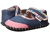 [ペディペド] pediped オリジナルズ Louisa ルイザ - ファーストベビーシューズ デニム S (6-12 mos) 【並行輸入】