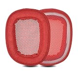 ZMHJY イヤーパッド イヤークッション for Logicool G433 G233 G-pro G533 G231 G331 ヘッドホン 交換用 パッド red