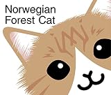 ごきげん ノルウェージャン フォレスト キャット レッド タビー & ホワイト 猫 ステッカー MK-2