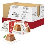 モンプチ ジェムズ キャットフード 総合栄養食 ビーフ ムース仕立て とろける贅沢ジュレソース 57ｇｘ2食ｘ12個(1ケース)