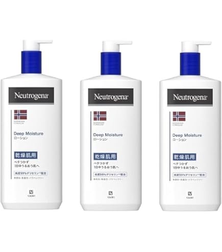 Neutrogena Deep Moisture 3個セット Amazon | ニュートロジーナ ノルウェーフォーミュラ ディープ