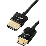エレコム mini HDMI ケーブル 1.5m 4K × 2K対応 スーパースリム ブラック DGW-HD14SSM15BK