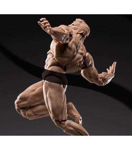 Amazon.co.jp: [Tbmodel] 鯨工坊 1/12 フィギュア 超可動 男性 Ash 素