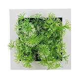 Zhhlinyuan 3D Succulent Plants Imitation Photo Frame Wall Decoration Artificial flowers Home Decor L