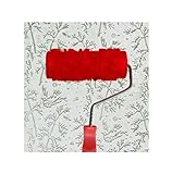 エンボスペイントローラーウォールペイントランナーウォールデコレーションDIYツール、パターン16