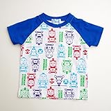 きかんしゃトーマス 半袖Tシャツ 90cm/95cm（56M005） (90cm, ブルー)