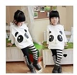 キッズ ニットセーター ベビー服 女の子 くまTシャツ ズ+ボン セット 丸首 長袖 サメプリント リトルベアー 子供服 こども 女児プルオーバー 秋冬トップス ボーイズ カジュアル (120)
