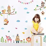 ZooArts ウォールステッカー ウォールシール ウォールペーパー 可愛いな動物 動物園 自然 子供部屋 幼稚園 生活防水 環境保護 おしゃれ はがせる インテリア雑貨 賃貸OK