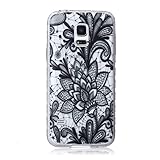 Zeebox Galaxy S5 Mini ケース 高品質 TPU カバー 衝撃吸収 Samsung Galaxy S5 Mini 用 超薄型 落下防止 保護カバー 生涯補償付き (ブラック #3)