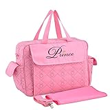 RONGTONGDA マザーズバッグ　2way ママバッグ　大容量　ショルダーバッグ　シンプル　防水　多機能　軽量 ベビー用品収納バッグ　ストラップと変更マット付き