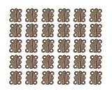 アンティーク 金具 蝶番 DIY 家具 棚 ドア 扉 留め具 材料 パーツ 30x40mm 30個 セット