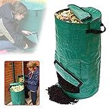 KING DO WAY コンポスト 肥料袋 生ゴミ 発酵 コンポスター PE布製 家庭台所 ガーデン用 L: 45x80cm