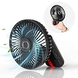 扇風機 KOXXBASS 携帯扇風機 卓上扇風機 手持ち扇風機 ハンディファン LEDランプ照明機能 防虫剤入れ可能 5500mAh 熱中症