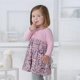 【dave&bella(デイブ・ベラ)】【秋春/ワンピース】長袖ワンピース　プリーツスカートペイズリー柄　ピンク　ローズレッド 70cm/80cm/90cm/100cm/　【シンプル・上品・フォーマル