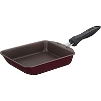 【キャンペーン対象商品】サーモス デュラブルシリーズ 玉子焼きフライパン 13cm レッド IH対応 KFH-013E R