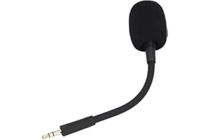 バラクーダX用マイク交換品、3.5mm金メッキジャック取り外し可能ノイズリダクションゲームマイクブーム、バラクーダXゲーム用ヘッドセットAccessoreis