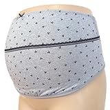 ネトゥル チェリー柄かんたん腹帯 M~L グレー 6040