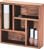 ミニ ウッドラック [W20 x D5 x H20cm] 天然木（パイン）　オイル仕上