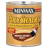 Minwax 21975 1/2 Pint Polyshades Satin Wood Stain, American Chestnut by Minwax [並行輸入品]