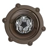 Kichler Lighting 16038BBR30 Landscape Cast Brass 12V/14-watt 5-Diode LED 60-Degree Adjustable Wide F