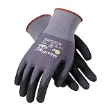 PIP Maxiflex Ultimate 34-874 Black/Gray Small Lycra/Nylon Cut-Resistant Gloves - EN 388 1 Cut Resist