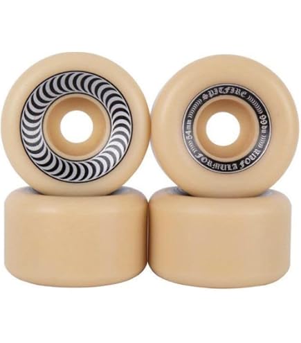 Spitfire 52mm Wheels Bighead White/Red Skateboard Wheels - 99a
