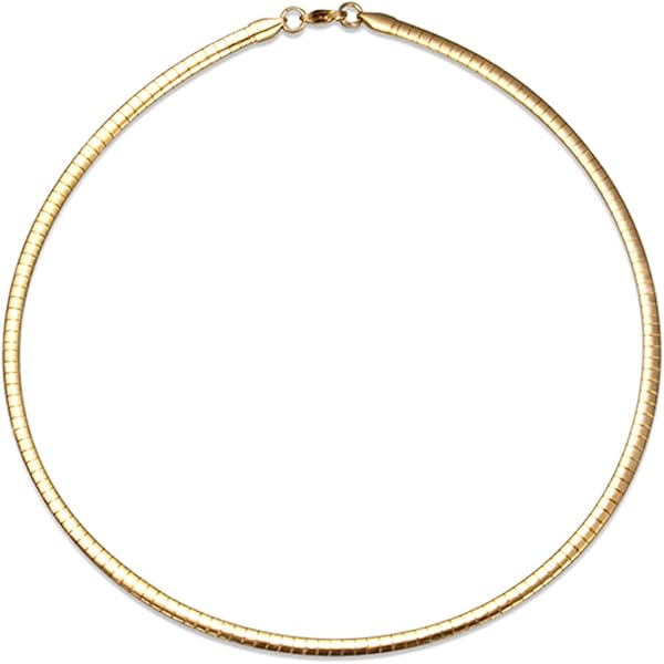 Amazon | オメガ ネックレス K18YG/WG リバーシブル 約 2.5mm幅 / 約