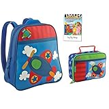 Stephen Joseph Boys Airplane Backpack and Lunch Box for Kids [並行輸入品]