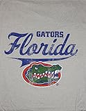 University of Florida Gators NCAA Sweatshirt Throwブランケット、グレー