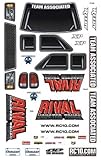 Associated Decal Sheet Rival-MT ASC25765 おもちゃ (並行輸入)