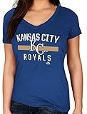 レディースMLBゲームOne at a Time半袖VネックTee ( Large , Kansas City Royals )