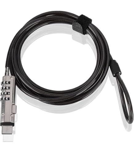 Amazon.co.jp: パソコン用 ワイヤーロック セキュリティ 盗難対策 USB