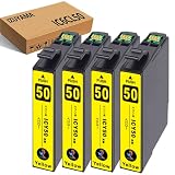 エプソン(Epson)用 IC6CL50 IC50 互換インクカートリッジ【ICY50 イエロー 4本セット】増量 純正品と併用可能『最新ICチップ搭載/残量表示/個包装』対応機種:EP-301/EP-302/EP-4004/EP-702A/EP-703A/EP-704A/EP-705A/EP-774A/EP-801A/EP-802A/EP-803A/EP-803AW/EP-804A/EP-804AR/EP-804ARU/EP-804AU/EP-804AW/EP-804AWU/EP-901A/EP-901F/EP-902A/EP-903A/EP-903F/EP-904A/EP-904F/PM-A820/PM-A840/PM-A840S/PM-A920/PM-A940/PM-D870/PM-G4500/PM-G850/PM-G860/PM-T960 プリンター ISO14001/ISO9001認証工場