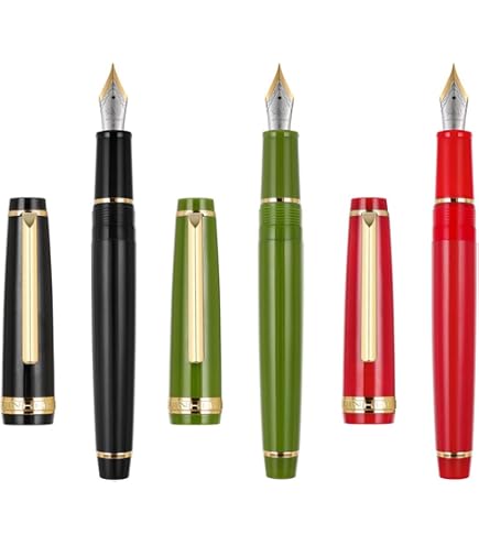 Amazon | Jinhao 9016 万年筆 細字 Dadaoシリーズ クリアアクリル