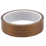 uxcell 耐熱テープ ガラス繊維材質 ヒートプレス 電気絶縁 広範使用 25mm幅 1個入り