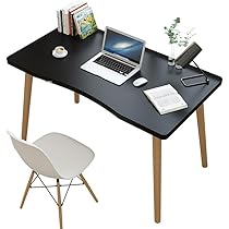 Amazon | デスク 幅100cm ブラック 黒 机 パソコンデスク PC