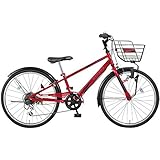 ミヤタ(MIYATA) 子供用自転車 スパイキー CSK246 レッド 24インチ ダイナモライト
