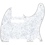 Fender テレキャスター用ピックガード ホワイトパール