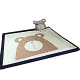 QD-BYM プレイマット ルームマット クロールマット ベビー 遊びマット 動物柄 安心 健康 【大人気】