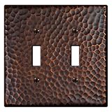 ハンプトンベイHammered 2 Toggle壁プレート – Aged Bronze