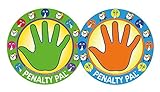Penalty Pal- Time Out Spot for Kids, Removable Wall Decal (Green/orange) [並行輸入品]