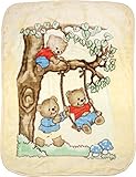 Big Oshi Baby Fuzzy Plush Blanket, Beige, Large by Big Oshi