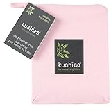 Kushies Organic Jersey Bassinet Fitted Sheet, Light Pink by Kushies