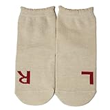 Knock Knock Left and Right Socks ノックノック ソックス　LR 靴下　日本製 (S★１１～１３ｃｍ, ベージュ)