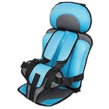 AutoLover® チャイルドシート 安全シート便利 取り付け 脱着 簡単 子供 保護 ベビー チェア 自動車用 簡易型チャイルドシート 生後 9カ月 ~(スカイブルー)
