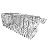 【卸屋総本舗】 動物捕獲器 340ｘ370ｘ940㎜ 小動物捕獲器 ラッパーゲージ 踏板式罠 害獣駆除 キャッチャー[gl-3d-001-1p]