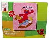 Sesame Street Elmo Plush Baby Blanket with Spanish by Sesame Street [並行輸入品]