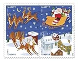 2012 Santa and Sleigh Sheet (20 x Forever Stamp) Scott # 4712-15 [並行輸入品]