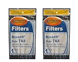 (2 Sets) Bissell Vacuum Style 7/8/14 Foam filter Kit 3093 Cleanview Type Part 203 1073, 3290, 203 10